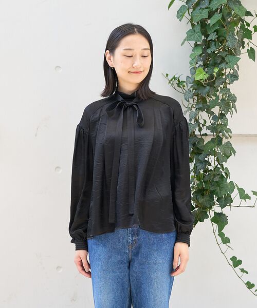 DESIGNWORKS / デザインワークス シャツ・ブラウス | 【BEAUVET/ボーヴェット】キュプラシルクボウタイブラウス | 詳細19