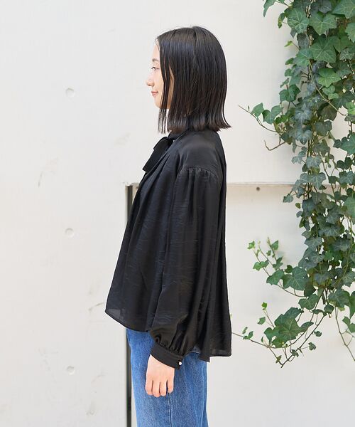 DESIGNWORKS / デザインワークス シャツ・ブラウス | 【BEAUVET/ボーヴェット】キュプラシルクボウタイブラウス | 詳細20