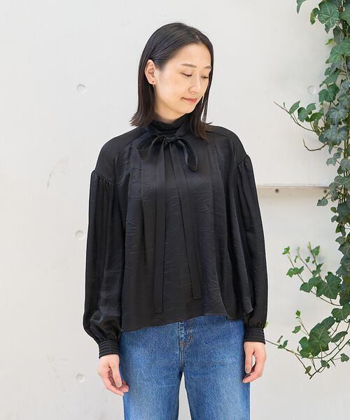 DESIGNWORKS / デザインワークス シャツ・ブラウス | 【BEAUVET/ボーヴェット】キュプラシルクボウタイブラウス | 詳細11