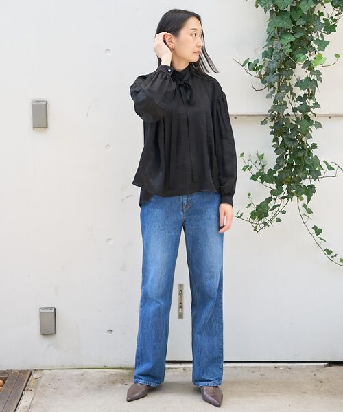 DESIGNWORKS / デザインワークス シャツ・ブラウス | 【BEAUVET/ボーヴェット】キュプラシルクボウタイブラウス | 詳細15