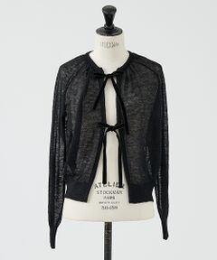 DESIGNWORKS / デザインワークス カーディガン・ボレロ | 【BEAUVET/ボーヴェット 】モヘア混リボンカーディガン