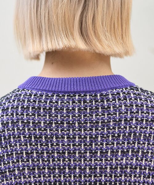 DESIGNWORKS / デザインワークス カーディガン・ボレロ | 【セットアップ対応】【BEAUVET/ボーヴェット 】ニットジャガードロングカー | 詳細13