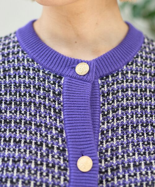 DESIGNWORKS / デザインワークス カーディガン・ボレロ | 【セットアップ対応】【BEAUVET/ボーヴェット 】ニットジャガードロングカー | 詳細15