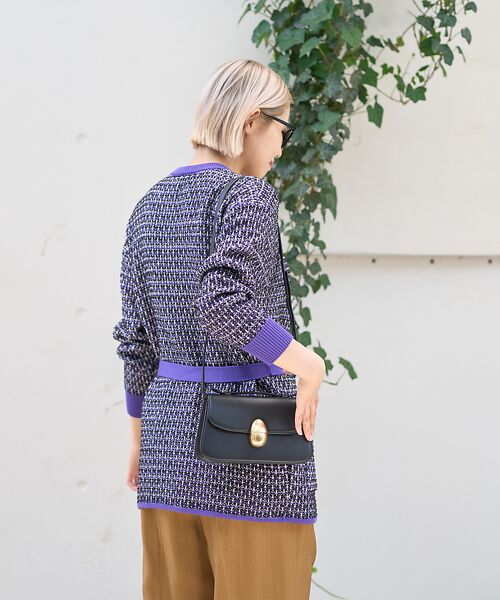 DESIGNWORKS / デザインワークス カーディガン・ボレロ | 【セットアップ対応】【BEAUVET/ボーヴェット 】ニットジャガードロングカー | 詳細9