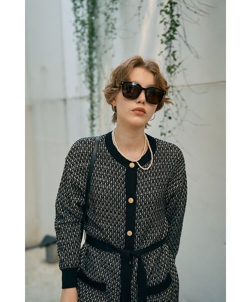 DESIGNWORKS / デザインワークス カーディガン・ボレロ | 【セットアップ対応】【BEAUVET/ボーヴェット 】ニットジャガードロングカー | 詳細19