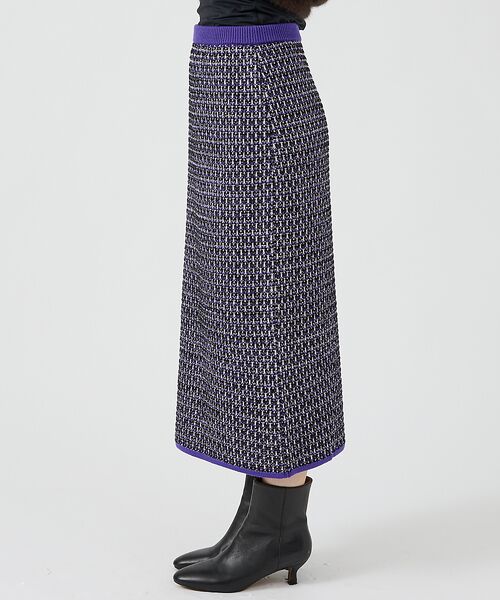 DESIGNWORKS / デザインワークス ロング・マキシ丈スカート | 【セットアップ対応】【BEAUVET/ボーヴェット 】ニットジャガードタイトスカ | 詳細11