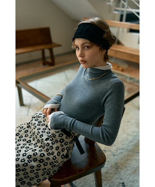 DESIGNWORKS / デザインワークス ロング・マキシ丈スカート | 【BEAUVET/ボーヴェット 】フラワージャガードスカラップスカート | 詳細5