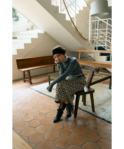 DESIGNWORKS / デザインワークス ロング・マキシ丈スカート | 【BEAUVET/ボーヴェット 】フラワージャガードスカラップスカート | 詳細7