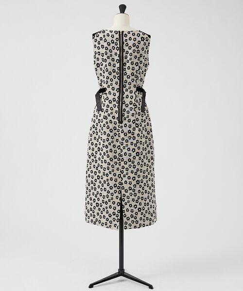 DESIGNWORKS / デザインワークス ワンピース | 【BEAUVET/ボーヴェット 】フラワージャガードノースリワンピース | 詳細12