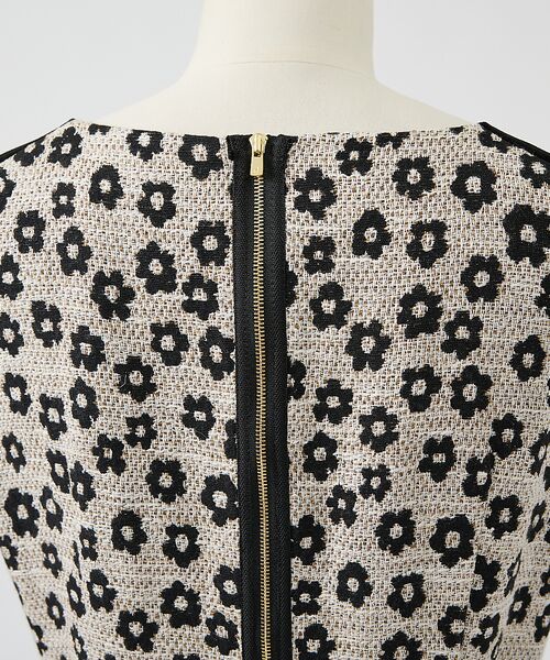 DESIGNWORKS / デザインワークス ワンピース | 【BEAUVET/ボーヴェット 】フラワージャガードノースリワンピース | 詳細16