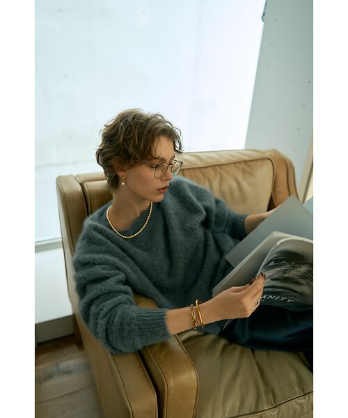 DESIGNWORKS / デザインワークス ニット・セーター | フォックスカシミヤガンジーネックプルオーバー | 詳細2