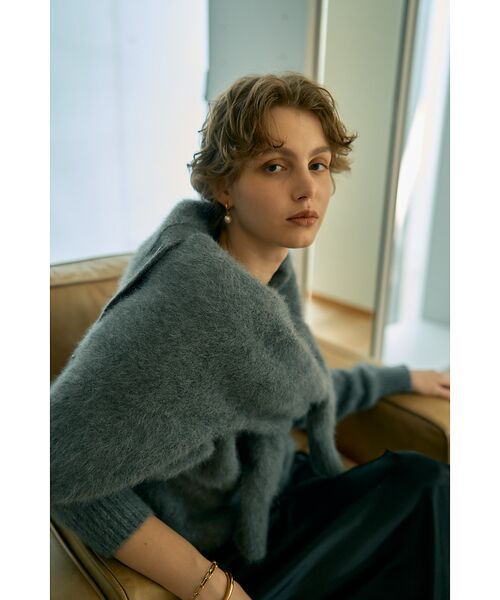 DESIGNWORKS / デザインワークス ニット・セーター | フォックスカシミヤガンジーネックプルオーバー | 詳細5