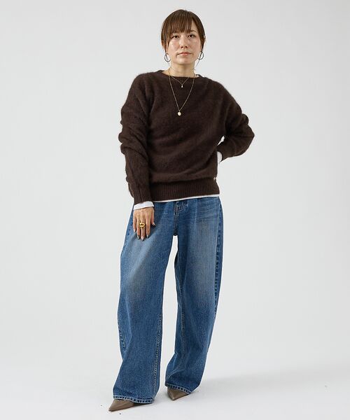 DESIGNWORKS / デザインワークス ニット・セーター | フォックスカシミヤガンジーネックプルオーバー | 詳細20