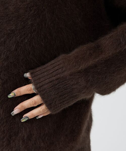 DESIGNWORKS / デザインワークス ニット・セーター | フォックスカシミヤガンジーネックプルオーバー | 詳細26