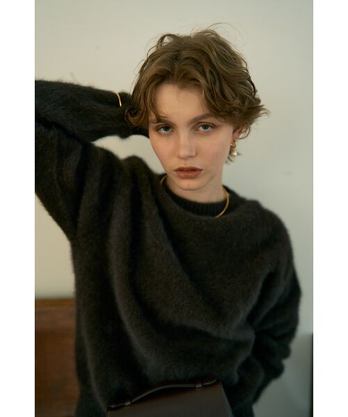 DESIGNWORKS / デザインワークス ニット・セーター | フォックスカシミヤガンジーネックプルオーバー | 詳細10