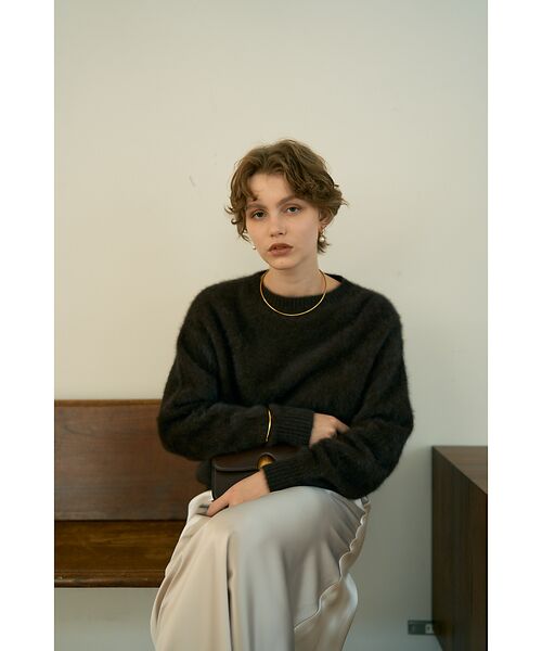 DESIGNWORKS / デザインワークス ニット・セーター | フォックスカシミヤガンジーネックプルオーバー | 詳細11