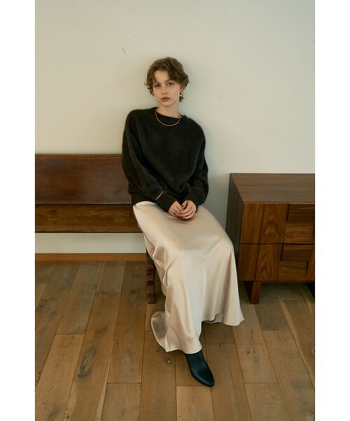 DESIGNWORKS / デザインワークス ニット・セーター | フォックスカシミヤガンジーネックプルオーバー | 詳細15