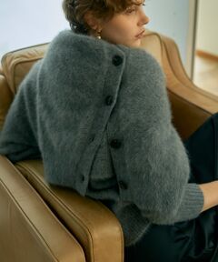 DESIGNWORKS / デザインワークス カーディガン・ボレロ | フォックスカシミヤショートカーディガン