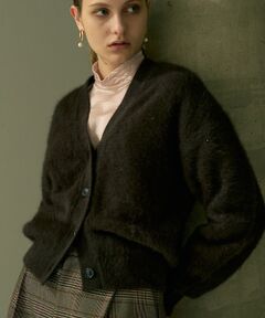 DESIGNWORKS / デザインワークス カーディガン・ボレロ | フォックスカシミヤショートカーディガン