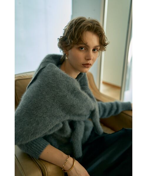 DESIGNWORKS / デザインワークス カーディガン・ボレロ | フォックスカシミヤショートカーディガン | 詳細1