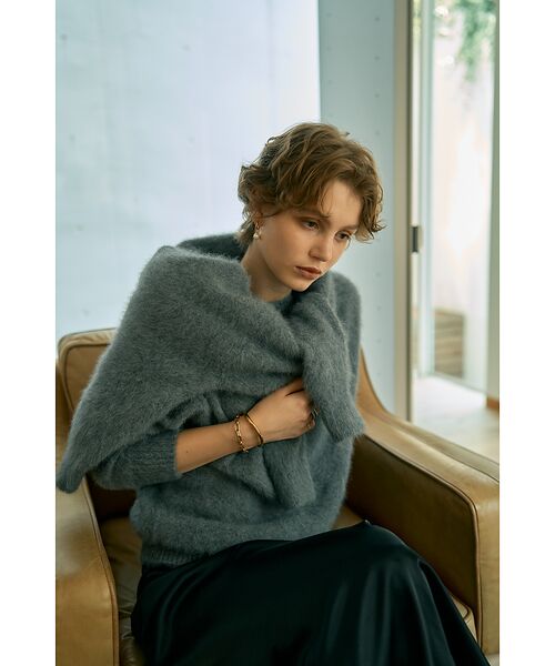 DESIGNWORKS / デザインワークス カーディガン・ボレロ | フォックスカシミヤショートカーディガン | 詳細3