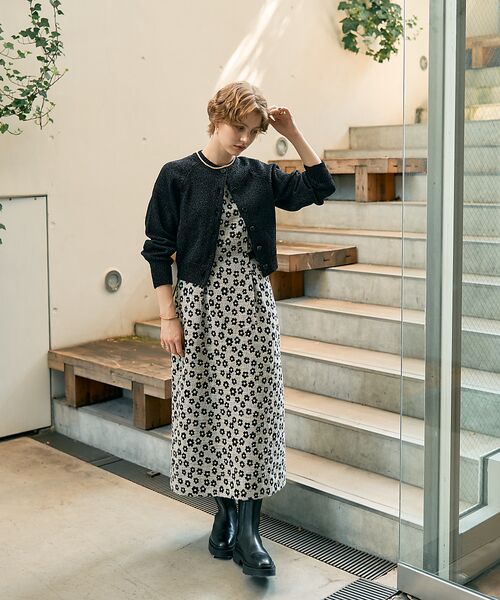 DESIGNWORKS / デザインワークス カーディガン・ボレロ | ラメクルーネックカーディガン | 詳細6