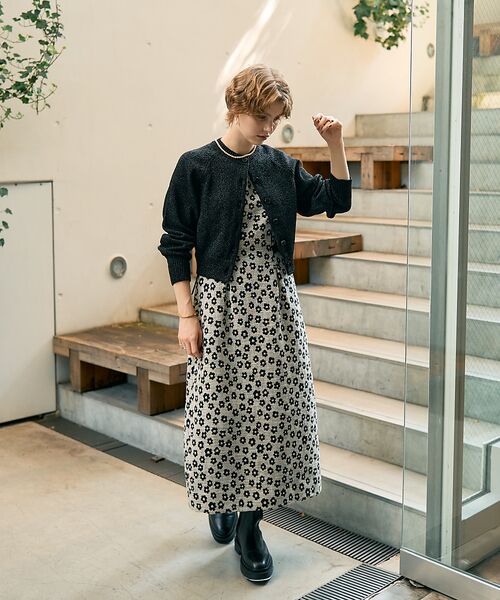 DESIGNWORKS / デザインワークス カーディガン・ボレロ | ラメクルーネックカーディガン | 詳細8