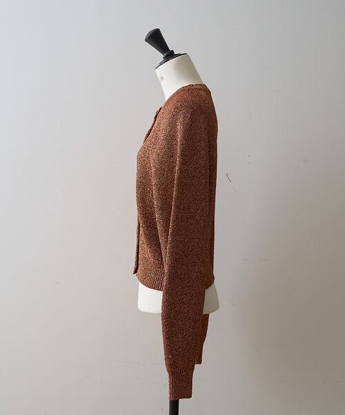 DESIGNWORKS / デザインワークス カーディガン・ボレロ | ラメクルーネックカーディガン | 詳細18