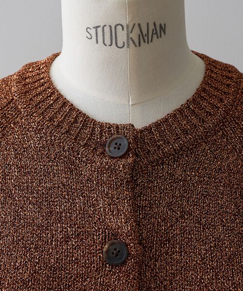 DESIGNWORKS / デザインワークス カーディガン・ボレロ | ラメクルーネックカーディガン | 詳細20