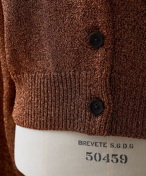 DESIGNWORKS / デザインワークス カーディガン・ボレロ | ラメクルーネックカーディガン | 詳細21