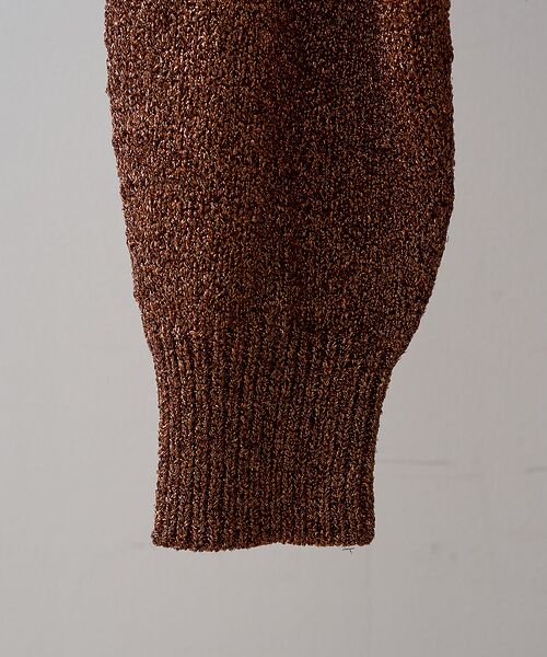 DESIGNWORKS / デザインワークス カーディガン・ボレロ | ラメクルーネックカーディガン | 詳細22