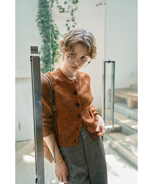 DESIGNWORKS / デザインワークス カーディガン・ボレロ | ラメクルーネックカーディガン | 詳細11