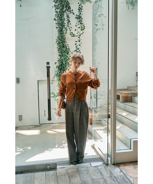 DESIGNWORKS / デザインワークス カーディガン・ボレロ | ラメクルーネックカーディガン | 詳細15