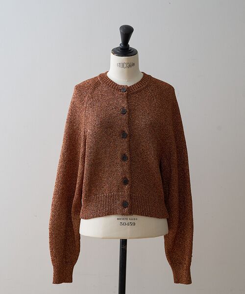 DESIGNWORKS / デザインワークス カーディガン・ボレロ | ラメクルーネックカーディガン | 詳細17