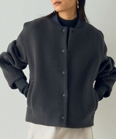 DESIGNWORKS / デザインワークス ブルゾン | SUPER140ウールコクーンスタジャンブルゾン