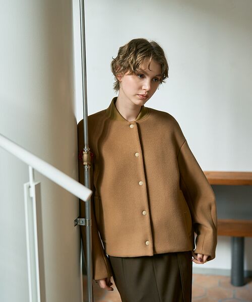 DESIGNWORKS / デザインワークス ブルゾン | SUPER140ウールコクーンスタジャンブルゾン | 詳細2