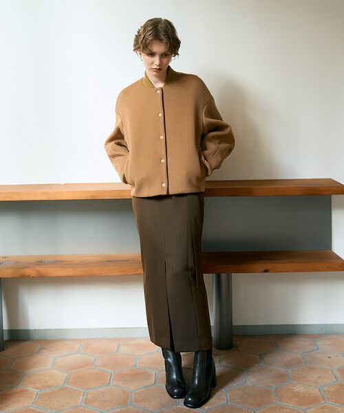 DESIGNWORKS / デザインワークス ブルゾン | SUPER140ウールコクーンスタジャンブルゾン | 詳細4