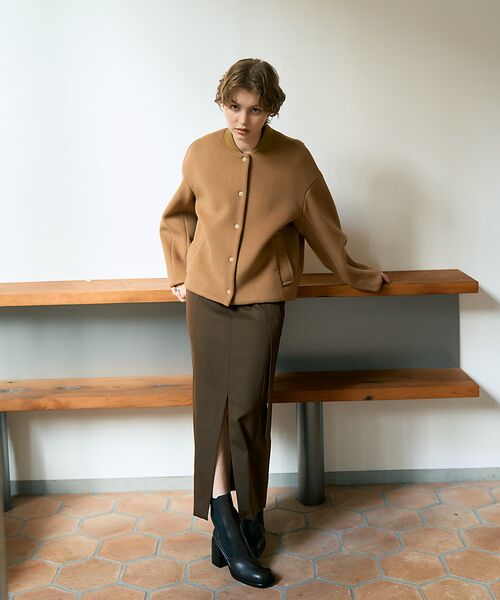 DESIGNWORKS / デザインワークス ブルゾン | SUPER140ウールコクーンスタジャンブルゾン | 詳細5