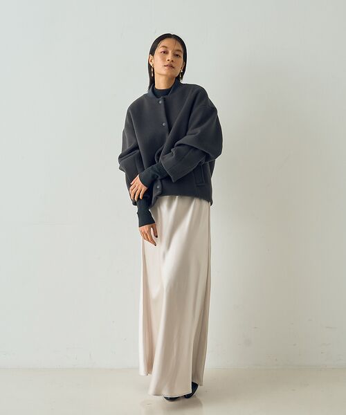 DESIGNWORKS / デザインワークス ブルゾン | SUPER140ウールコクーンスタジャンブルゾン | 詳細10