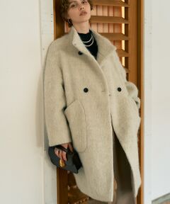 DESIGNWORKS / デザインワークス その他アウター | アルパカ混モヘアシャギーコート