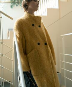 DESIGNWORKS / デザインワークス その他アウター | アルパカ混モヘアシャギーコート