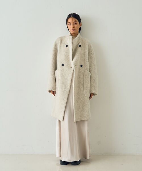 DESIGNWORKS / デザインワークス その他アウター | アルパカ混モヘアシャギーコート | 詳細6
