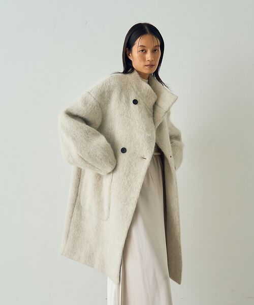 DESIGNWORKS / デザインワークス その他アウター | アルパカ混モヘアシャギーコート | 詳細9