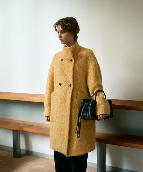 DESIGNWORKS / デザインワークス その他アウター | アルパカ混モヘアシャギーコート | 詳細10