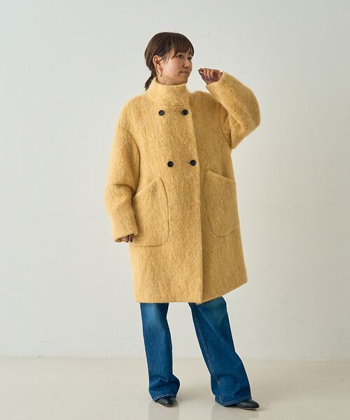DESIGNWORKS / デザインワークス その他アウター | アルパカ混モヘアシャギーコート | 詳細19