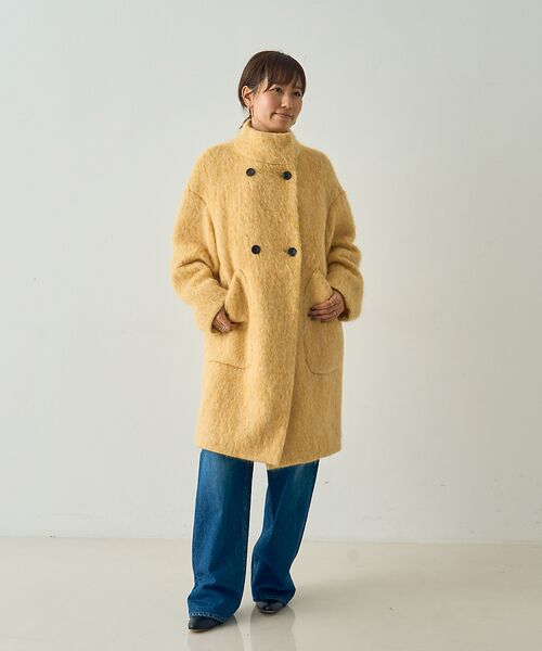 DESIGNWORKS / デザインワークス その他アウター | アルパカ混モヘアシャギーコート | 詳細20