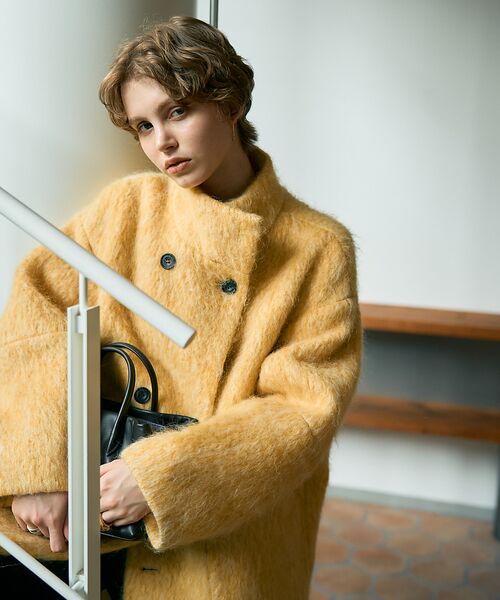 DESIGNWORKS / デザインワークス その他アウター | アルパカ混モヘアシャギーコート | 詳細13