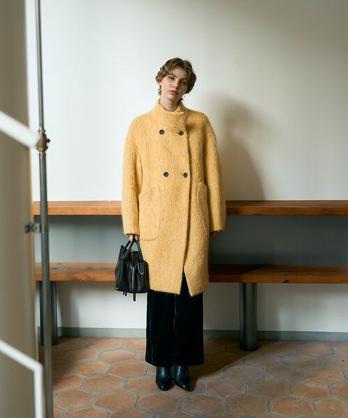 DESIGNWORKS / デザインワークス その他アウター | アルパカ混モヘアシャギーコート | 詳細16