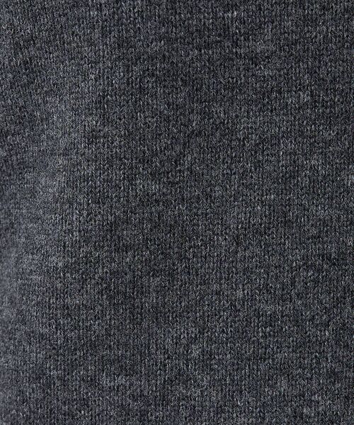 DESIGNWORKS / デザインワークス ニット・セーター | カシミヤ混バックダブルスリットモックネックプルオーバー | 詳細26