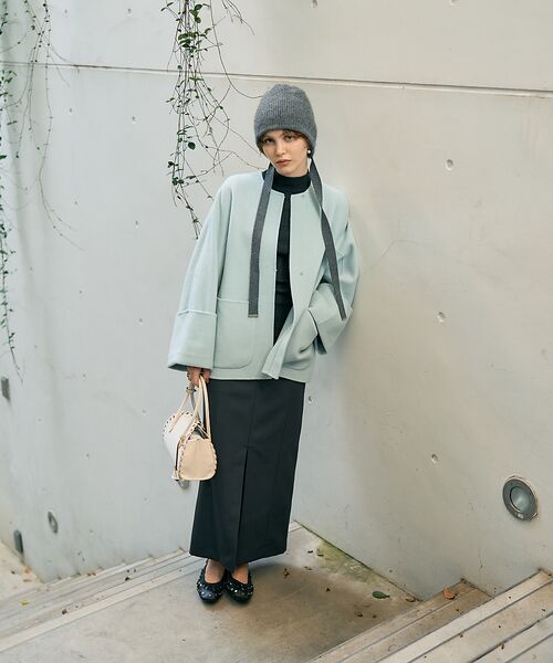 DESIGNWORKS / デザインワークス アウター | ダブルフェイスウールショートコート | 詳細5